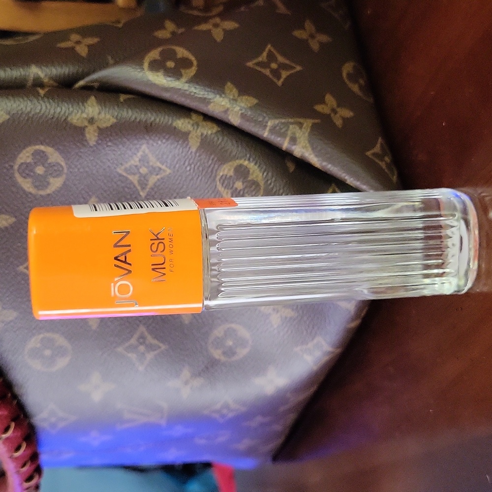 Vibrant Orange Cap Perfume Bottle